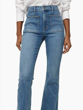 Veronica Beard Beverly Skinny Flare High rise, Color Sierra, Sz 30, Worn 5x